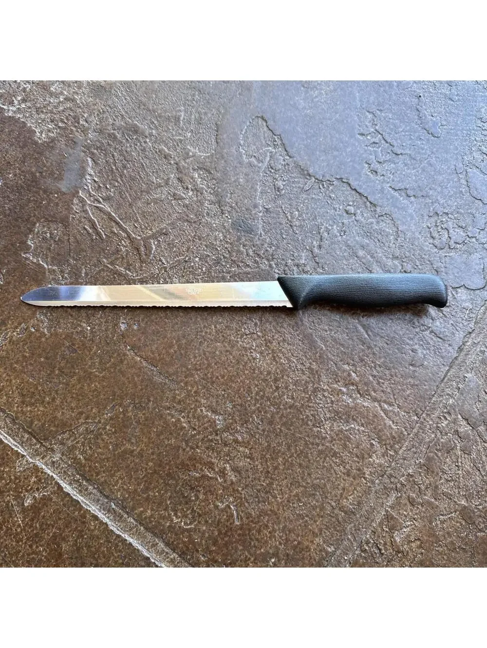 PAMPERED CHEF 9 inch Blade - Serrated BREAD KNIFE - Stainless #1285